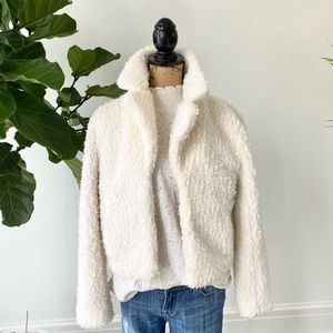 White Teddy Bear Jacket